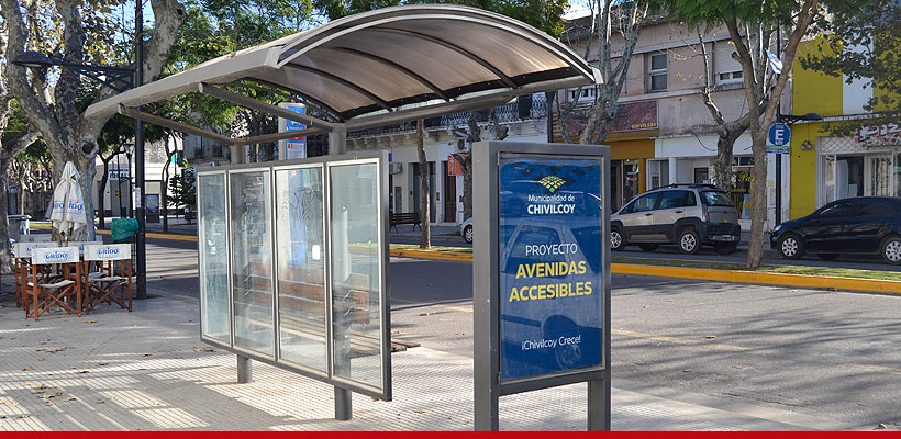 Refugios para paradas de colectivos